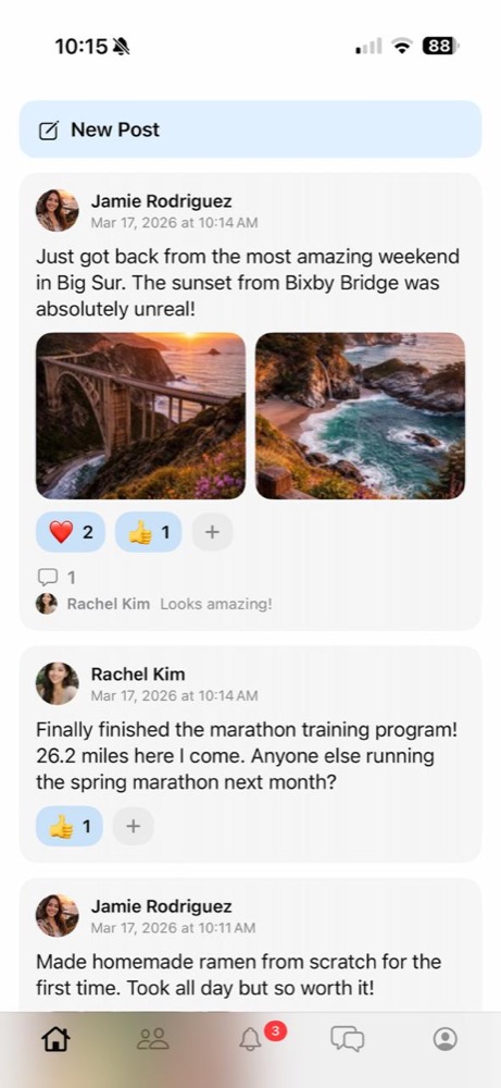 Friendster iPhone app screenshot